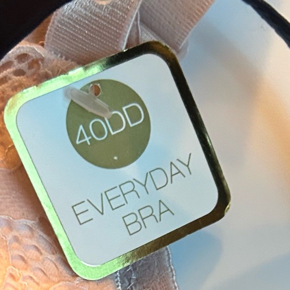 Adreinne Vittadini 3 Woman’s Underwire Bra’s Lace Detail Black Tan Cream 40DD - Picture 5 of 5